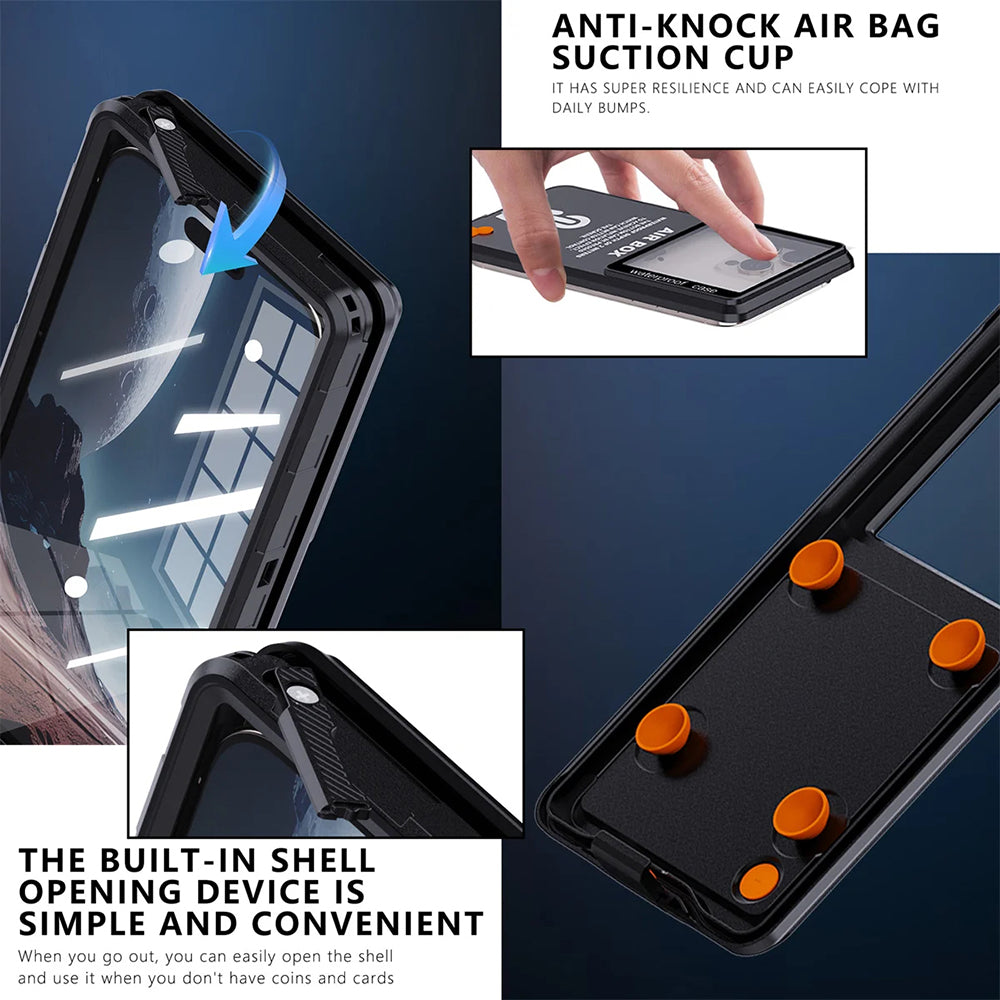 Capa Universal Impermeável para Telemóvel máx. 6,9 polegadas, ShellBox, AirBox, Preta