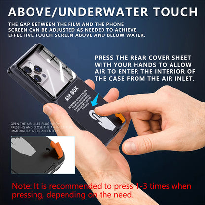 Capa Universal Impermeável para Telemóvel máx. 6,9 polegadas, ShellBox, AirBox, Preta
