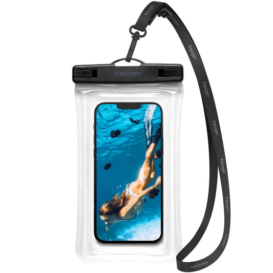 Capa Universal Impermeável para Telemóvel máx. 6.9 polegadas, Spigen, A610, Transparente AMP04530