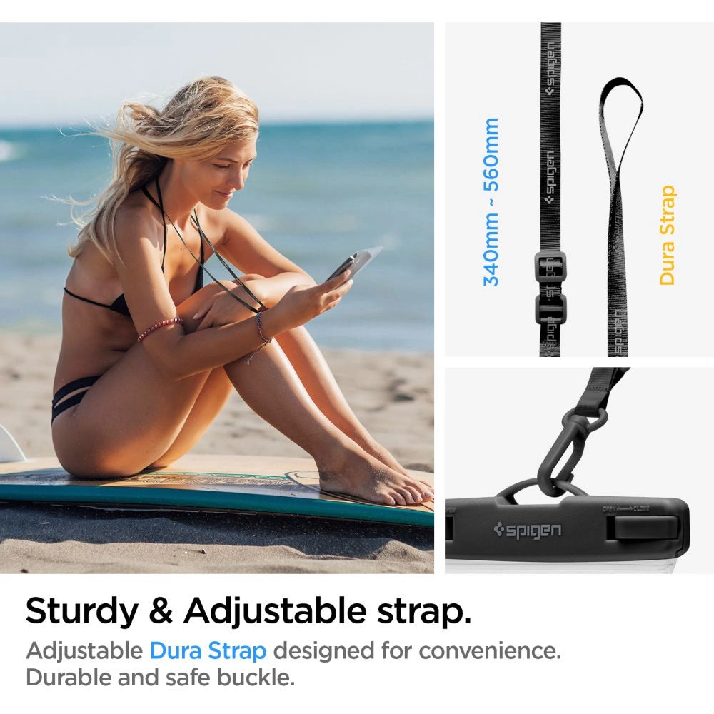 Capa Universal Waterproof, Spigen, A601, Transparente