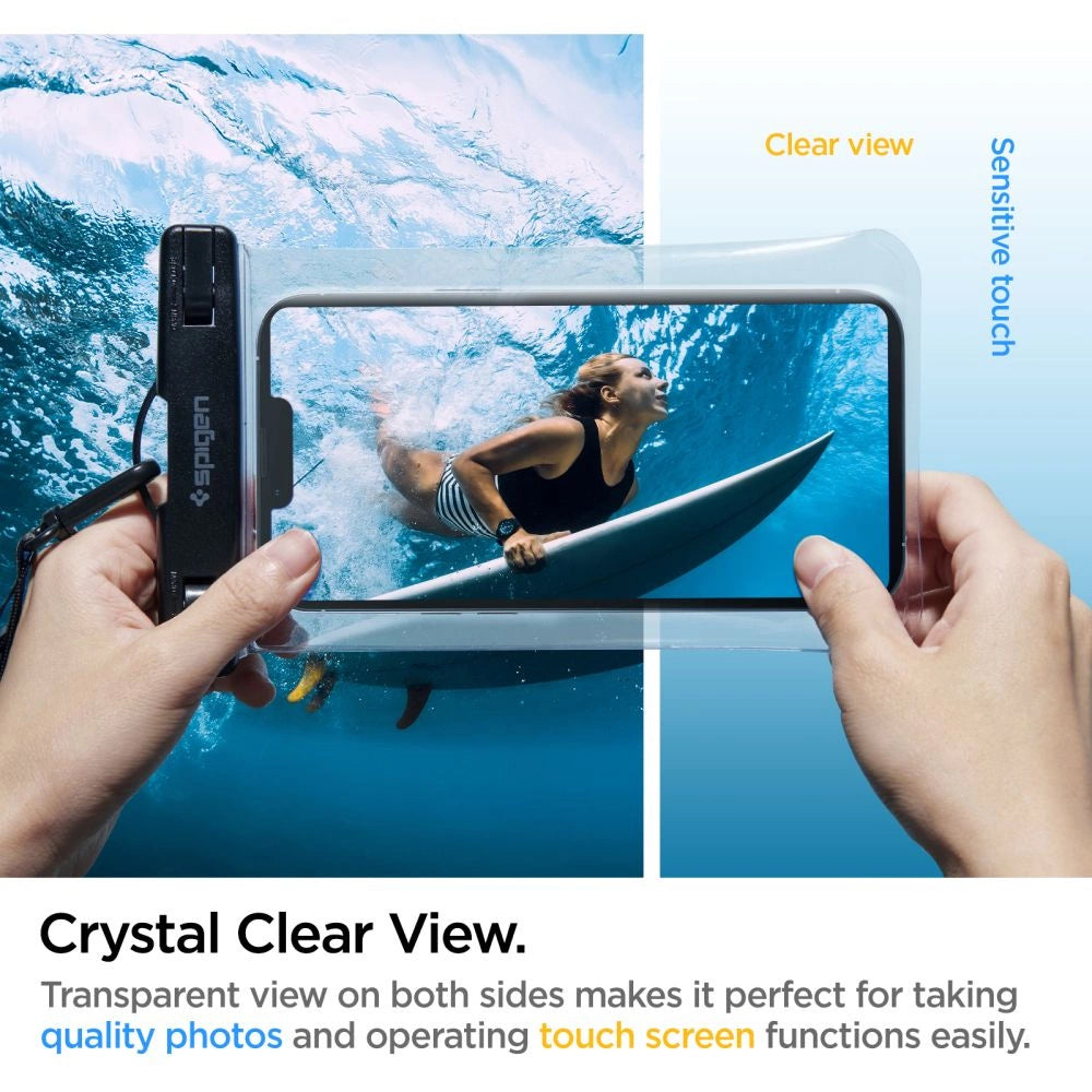 Capa Universal Waterproof, Spigen, A601, Transparente
