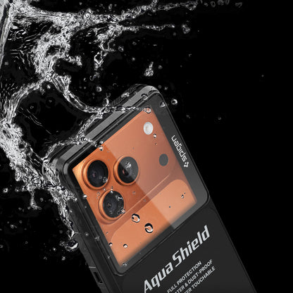 Capa Universal Impermeável Spigen, Aqua Shield A604, Preta ACS11675