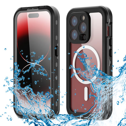 Capa Waterproof MagSafe para Apple iPhone 15 Pro, ShellBox, Preta