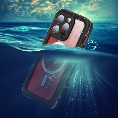 Capa Waterproof MagSafe para Apple iPhone 15 Pro, ShellBox, Preta