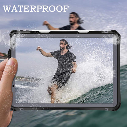 Capa à prova de água para Apple iPad Air (2022) / Air (2020), ShellBox, Preta