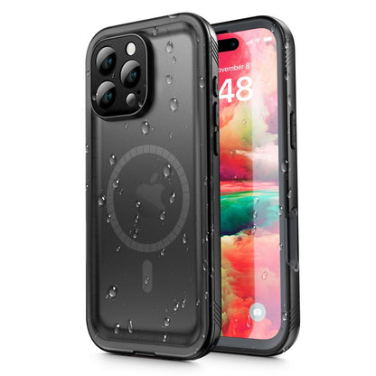 Capa Impermeável para Apple iPhone 16 Pro Max, ShellBox, Preta