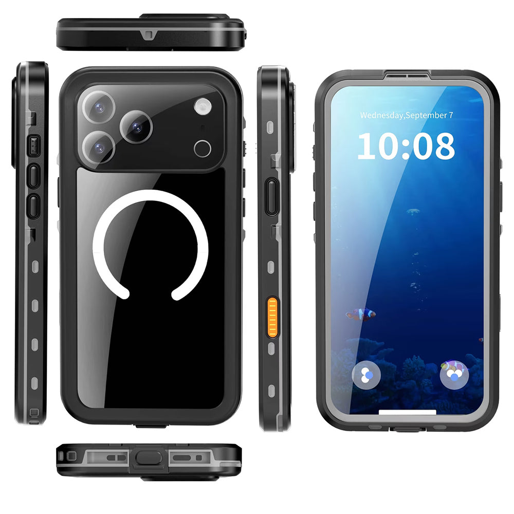 Capa à prova de água para Apple iPhone 18 Pro Max / 17 Pro Max, ShellBox, Preta