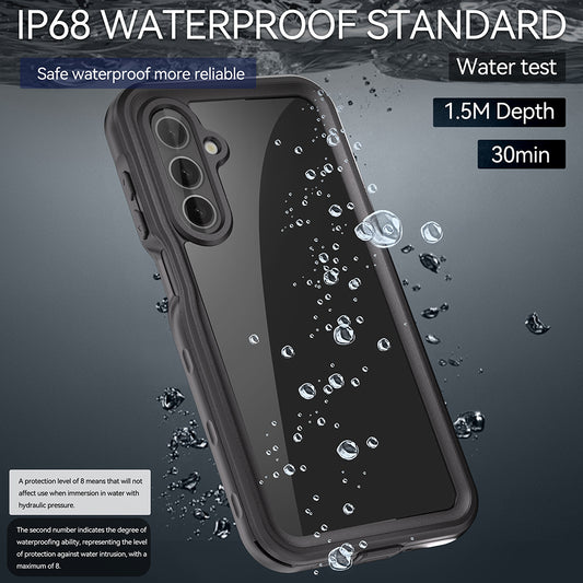 Capa Impermeável para Samsung Galaxy A16 5G A166 / A16 4G A165, ShellBox, Preta