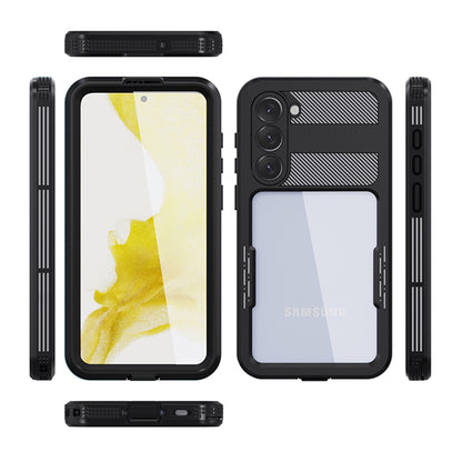 Capa à prova de água para Samsung Galaxy S23+ S916, ShellBox, Preta