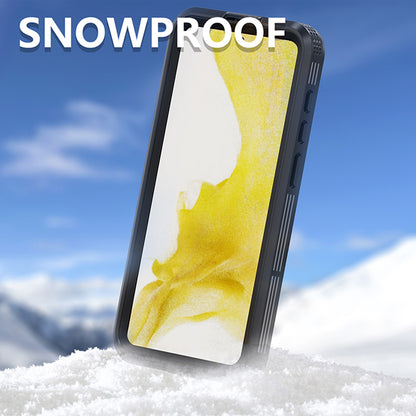 Capa à prova de água para Samsung Galaxy S23+ S916, ShellBox, Preta