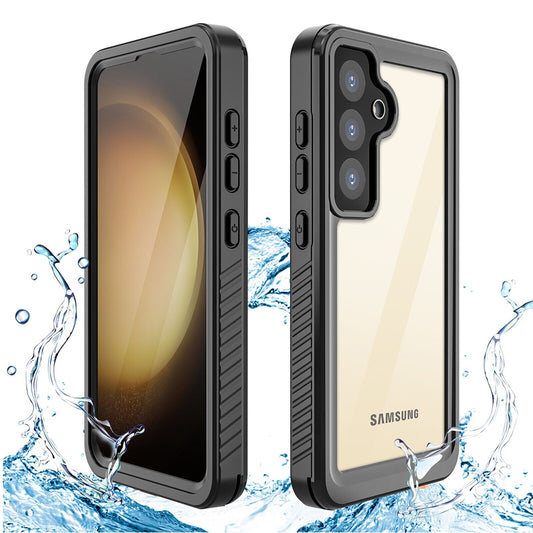 Capa à prova de água para Samsung Galaxy S24+ S926, ShellBox, Preta