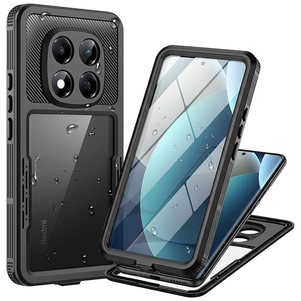 Capa Impermeável para Xiaomi Redmi Note 15 Pro 5G, ShellBox, Preta