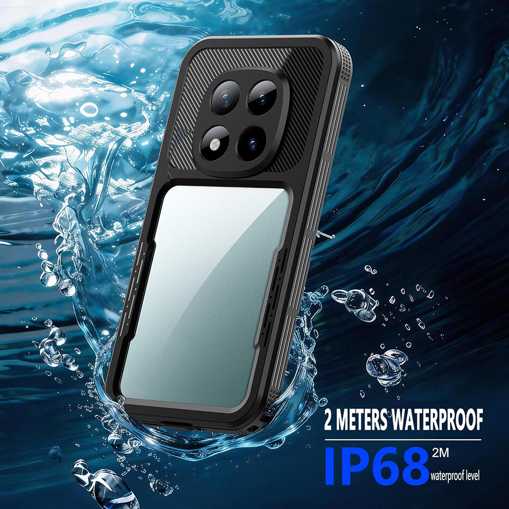 Capa Impermeável para Xiaomi Redmi Note 15 Pro 5G, ShellBox, Preta