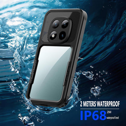 Capa Impermeável para Xiaomi Redmi Note 15 Pro 5G, ShellBox, Preta