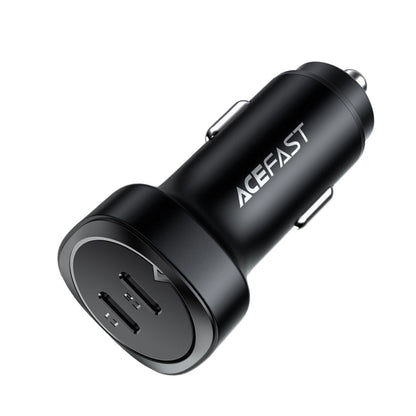 Carregador Auto Acefast B2, 72W, 3A, 2 x USB-C, Preto