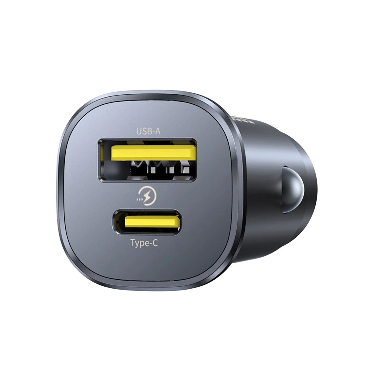 Carregador Auto Baseus GoTrip, 30W, 3A, 1 x USB-A - 1 x USB-C, Preto