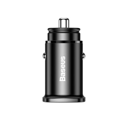 Carregador de isqueiro Baseus Square PPS, 30W, 5A, 1 x USB-A - 1 x USB-C, preto CCALL-AS01 