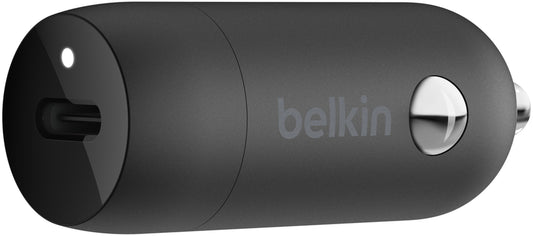 Carregador Automóvel Belkin BoostCharge, 30W, 3A, 1 x USB-C, Preto CCA004btBK