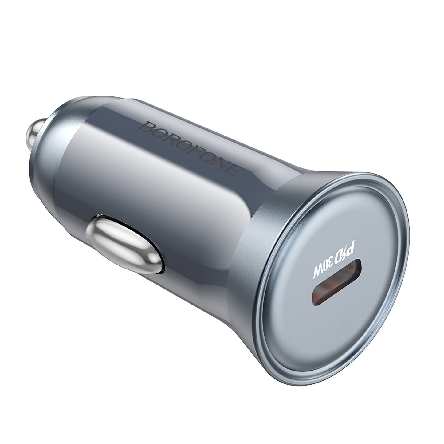 Carregador de isqueiro Borofone BZ26 Searcher, 30W, 3A, 1 x USB-C, cinzento 