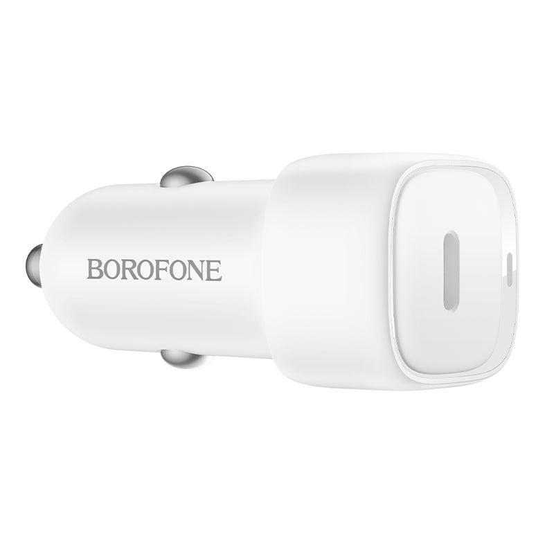 Carregador Auto Borofone BZ34A Cloud, 20W, 3A, 1 x USB-C, Branco
