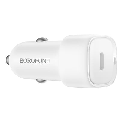 Carregador Auto Borofone BZ34A Cloud, 20W, 3A, 1 x USB-C, Branco