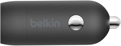Carregador Automóvel com Cabo USB-C Belkin BoostCharge, 30W, 3A, 1 x USB-C, Preto CCA004bt1MBK-B6