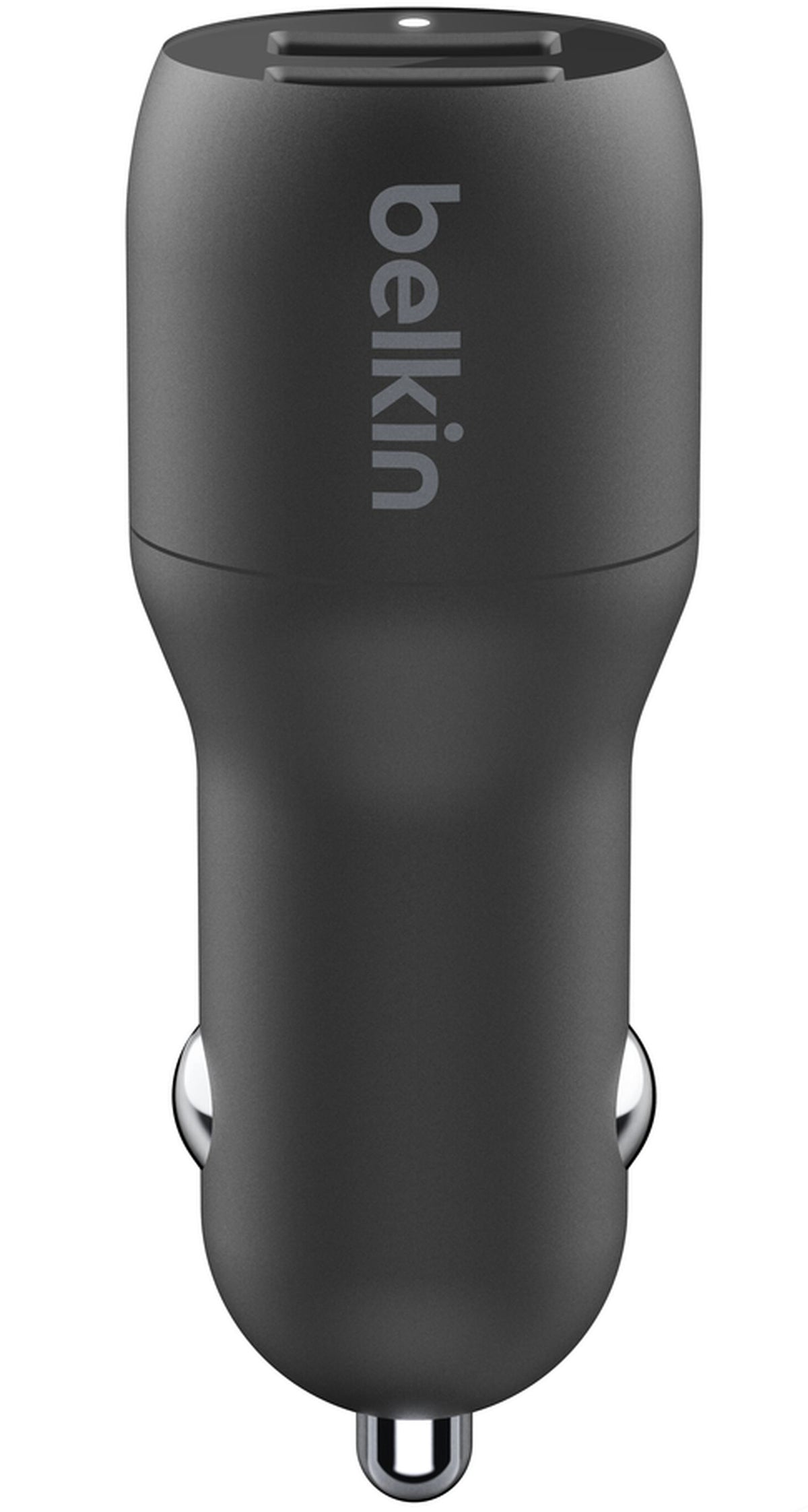 Carregador Automóvel com Cabo Lightning Belkin BoostCharge Dual, 24W, 2.4A, 2 x USB-A, Preto CCD001bt1MBK
