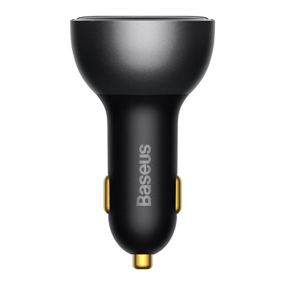 Carregador de Carro com Cabo USB-C Baseus, 140W, 5A, 1 x USB-A - 1 x USB-C, Preto CGZX070001