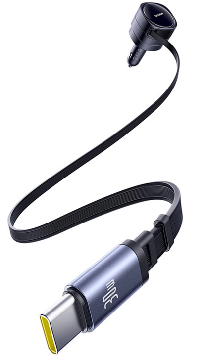 Baseus Enjoyment Max Car Charger with USB-C Cable, 60W, Black C00035507121-01
