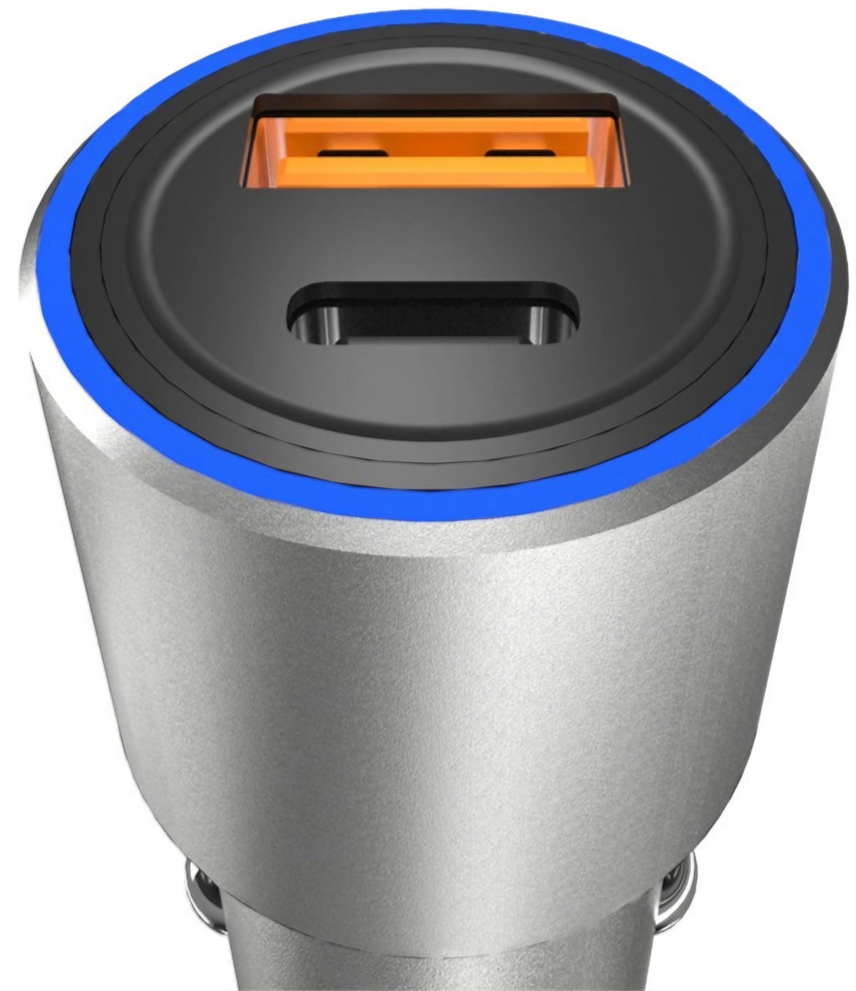 Carregador Automóvel Dudao R4PQ NM, 22.5W, 3A, 1 x USB-A - 1 x USB-C, Cinzento