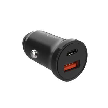 Carregador Auto Fixed, 20W, 3A, 1 x USB-A - 1 x USB-C, Preto