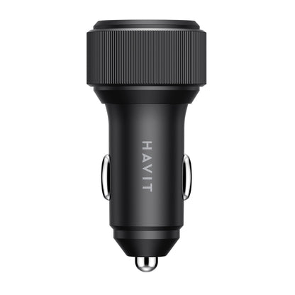 Carregador Auto HAVIT CC2014, 30W, 3A, 2 x USB-C, Preto