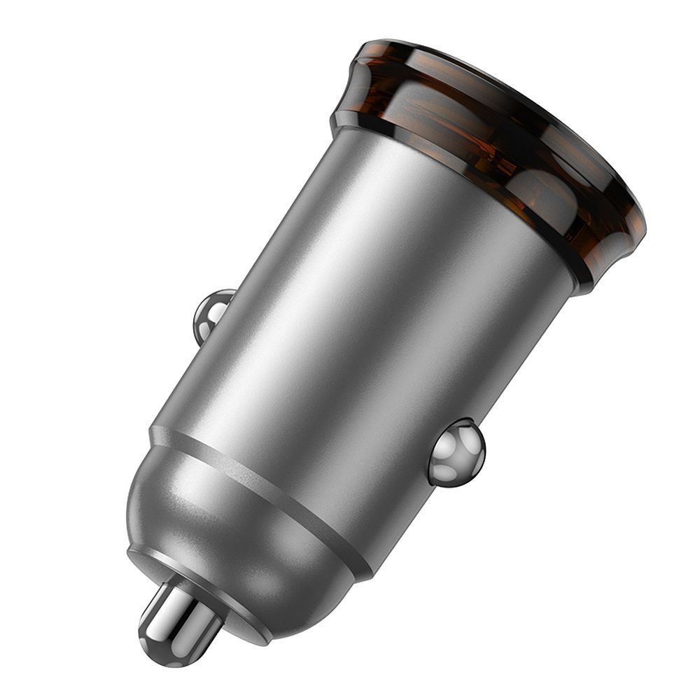 Carregador Auto HOCO NZ16B, 45W, 3A, 2 x USB-C, Cinzento