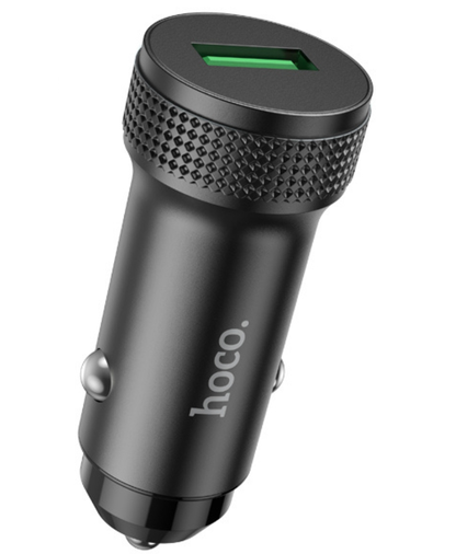 Carregador Automóvel HOCO Z49A, 18W, 3A, 1 x USB-A, Preto