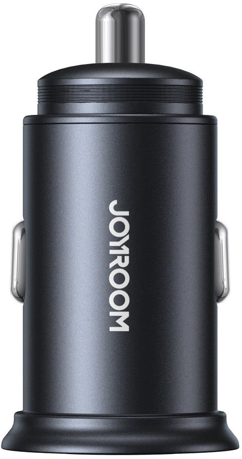 Carregador Auto Joyroom JR-CCN04, 60W, 3A, 1 x USB-A - 1 x USB-C, Preto
