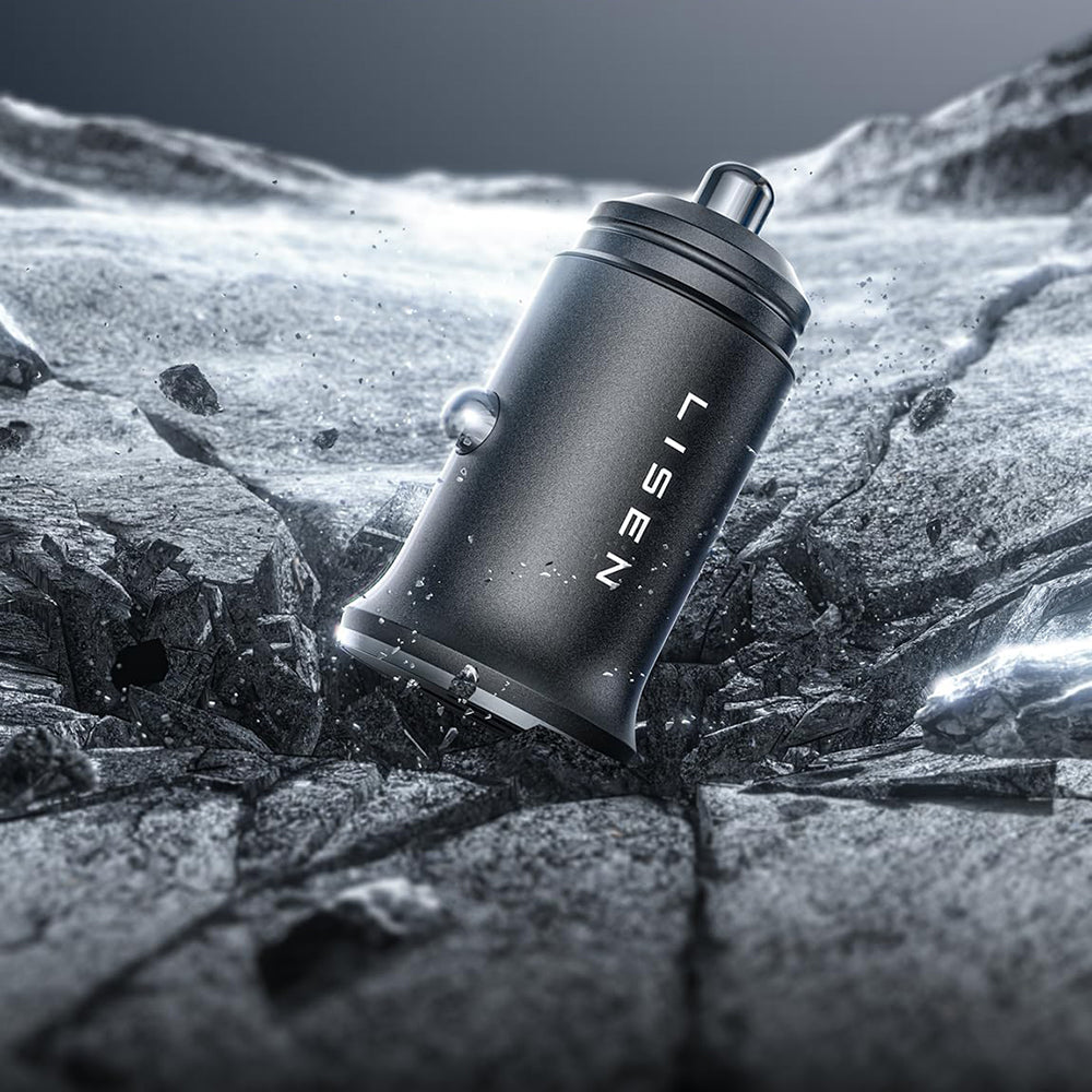 Carregador Auto Lisen, 45W, 3A, 2 x USB-C, Preto YL0223080007