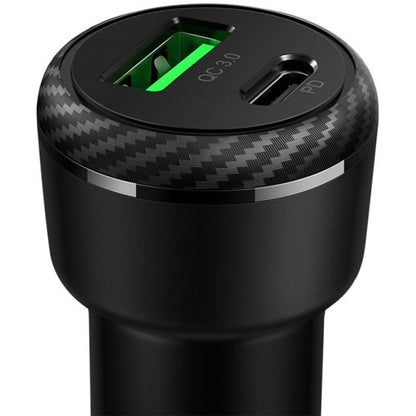 Carregador Auto McDodo CC-5970, 38W, 3A, 1 x USB-A - 1 x USB-C, Preto
