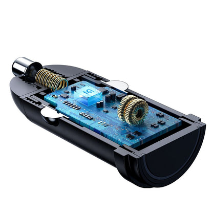 Carregador Auto McDodo CC-7491 Obsidian, 30W, 3A, 1 x USB-C, Preto