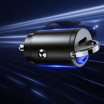 Carregador Auto Techsuit C5 NanoVolt, 30W, 3A, 1 x USB-C, Preto