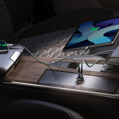 Carregador Auto UGREEN EC305, 30W, 3A, 1 x USB-A - 1 x USB-C, Preto