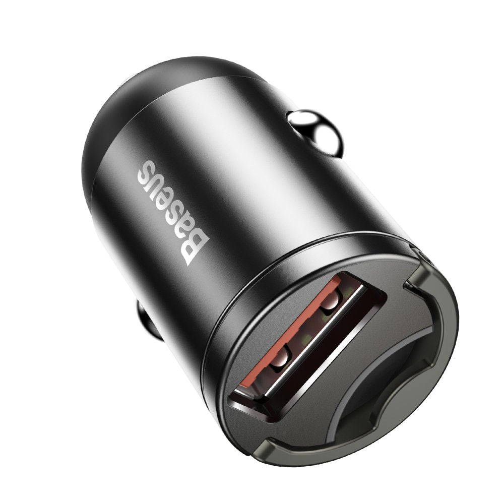 Carregador Auto Baseus Star Mini, 30W, 3A, 1 x USB-A, Cinzento VCHX-A0G