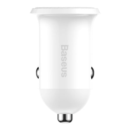 Carregador de isqueiro Baseus Grain Pro, 24 W, 2,4 A, 2 x USB-A, branco CCALLP-02 