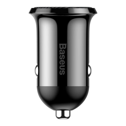 Carregador de isqueiro Baseus Grain Pro, 24 W, 2,4 A, 2 x USB-A, preto CCALLP-01