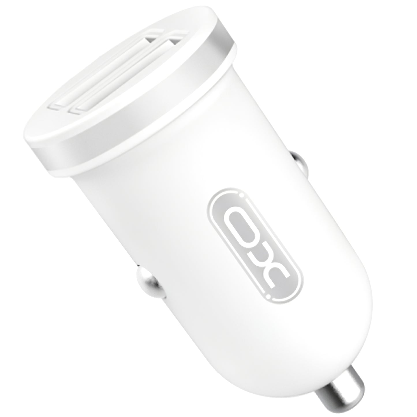 Carregador Auto XO Design CC-18, 10.5W, 2.1A, 2 x USB-A, Branco