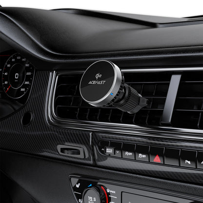 Carregador Auto Wireless Acefast D40, 15W, 1.67A, Cinzento