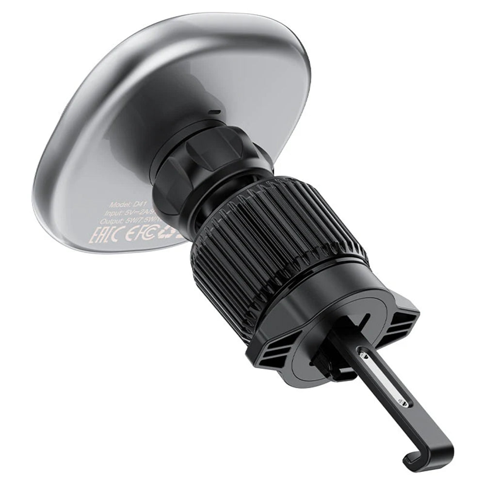Carregador Auto Wireless Acefast D41, 15W, 1.67A, Prateado