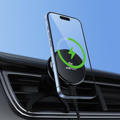Carregador Automóvel Sem Fios Acefast D66, 25W, Preto
