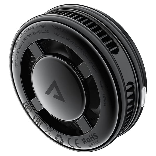 Carregador de Rede Wireless Acefast E47 2in1, 25W, Preto