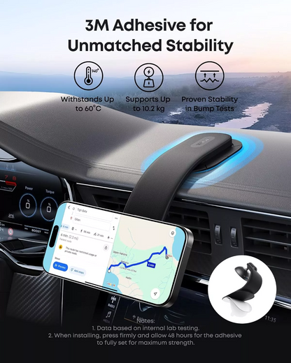 Carregador Auto Wireless Anker Nano, 15W, 1.67A, Preto B2216H11