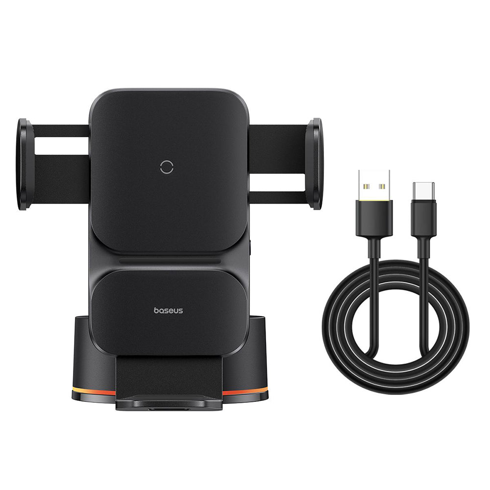 Carregador Auto Wireless Baseus Wisdom Dash, 15W, 1.67A, Preto C40344901113-Z1